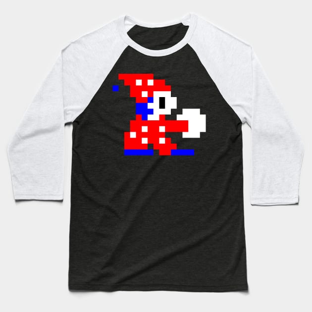 Mr. Do! Baseball T-Shirt by thepixelcloud